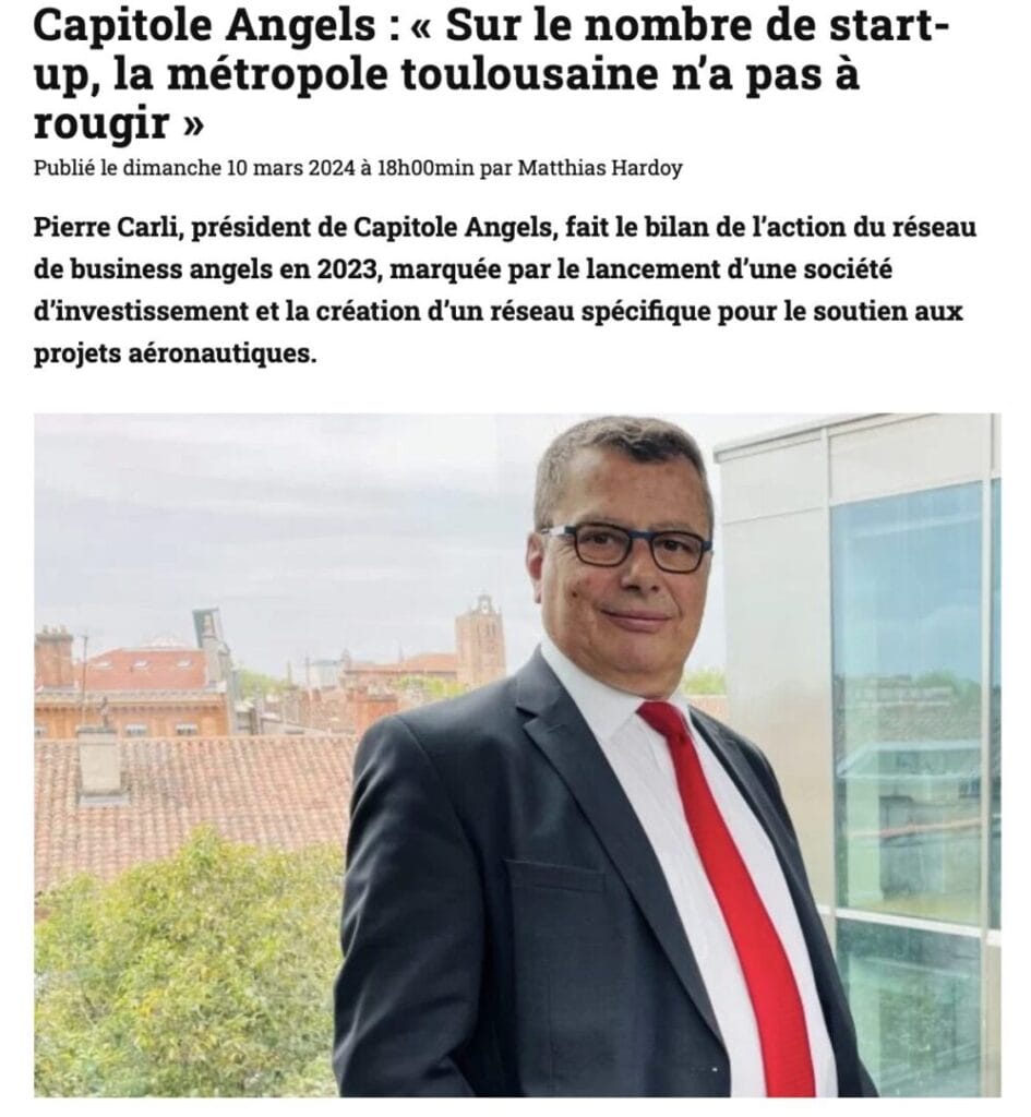 Capitole Angels : « Sur le nombre de start-up, la métropole toulousaine n’a pas à rougir »