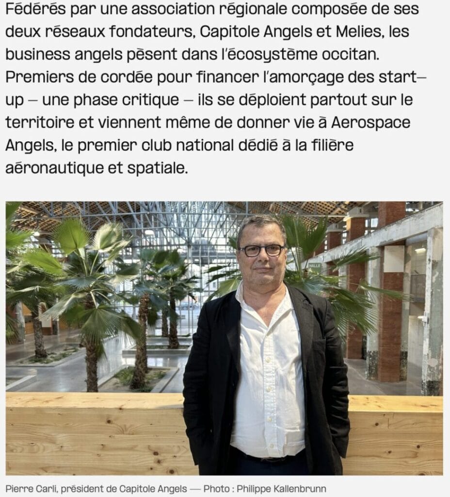 Les business angels se renforcent en Occitanie