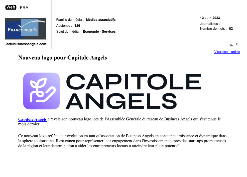 2023-06-12- Nouveau logo pour Capitole Angels